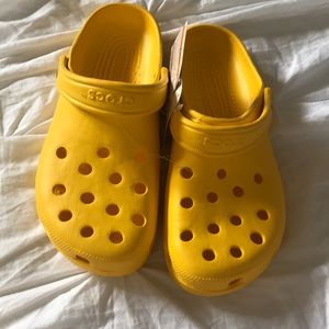 Yellow crocs